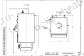 Угольно дровяной котел HeatExpert 0.15 МВт / 150 кВт чертеж