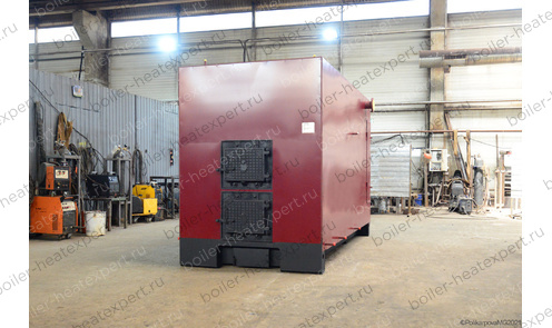 Котел HeatExpert 0.8 МВт / 800 кВт на дровах и угле