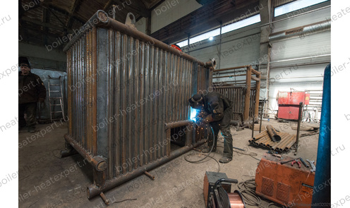 Изготовление котла HeatExpert КВм 1.16 МВт / 1160 кВт с ТШПМ