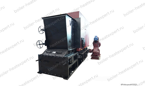Котел КВм 1.6 с топкой механической ТЛПХ