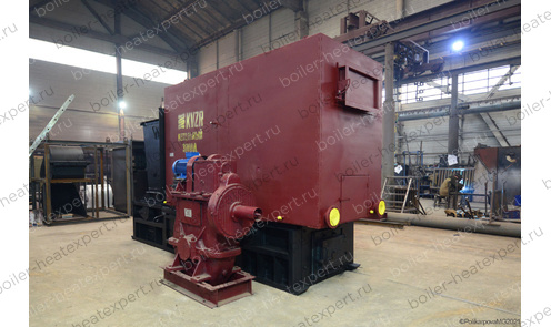 Котел КВм 1.6 с топкой ТЛПХ водотрубный