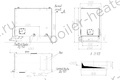 Чертеж котла HeatExpert КВм 2.5 МВт / 2500 кВт с РПК