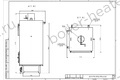 Водогрейный котел КВр 0.15 МВт / 150 кВт HeatExpert чертеж