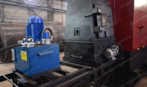Питатель плунжерный котла HeatExpert на опилках и щепе 0.35 МВт / 350 кВт