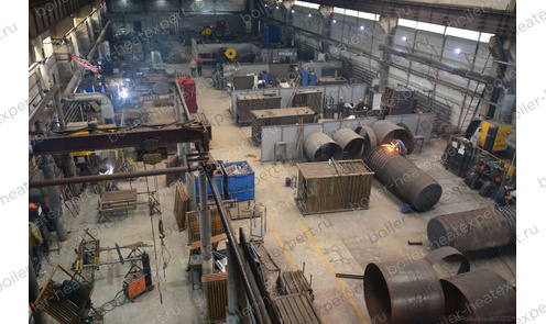 Производство угольного парового котла STEAMEXPERT 1600 кг / 1.6 т 130 С