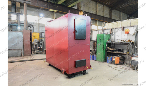 Дровяной отопительный котел 0.23 МВт / 230 кВт HeatExpert с длинной топкой