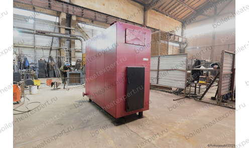 Дровяной твердотопливный котел 0.23 МВт / 230 кВтт HeatExpert с длинной топкой