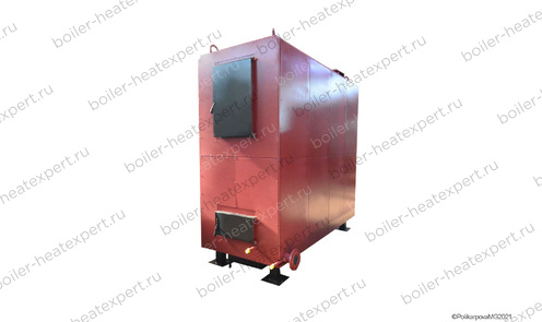 Котел дровяной HeatExpert 0.6 МВт / 600 кВт с длинной топкой