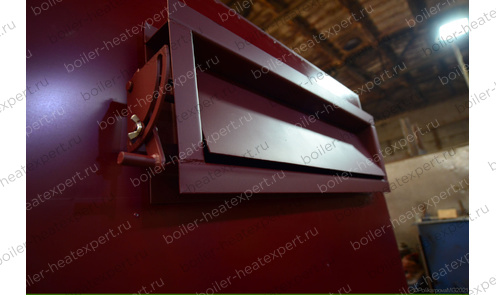 Шибер газохода котла HeatExpert на древесных отходах 0.35 МВт