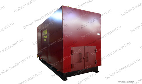 Котел HeatExpert 0.9 МВт на древесных отходах