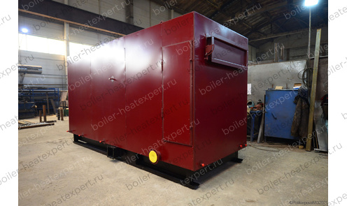 Котел HeatExpert 1.25 МВт на древесных отходах твердотопливный